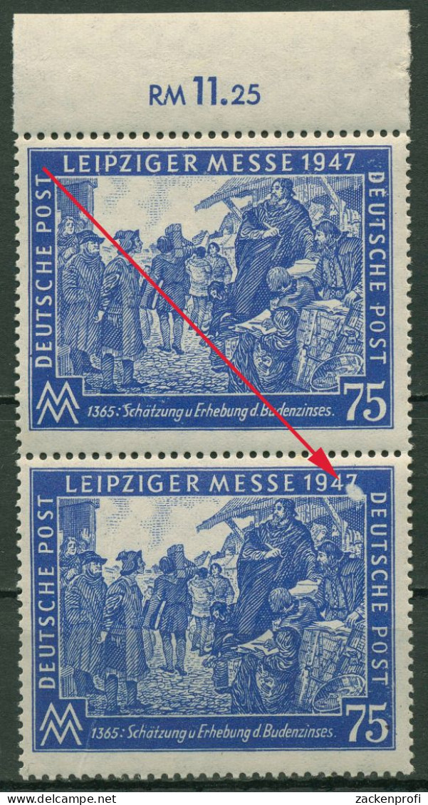 Alliierte Besetzung 1947 Leipziger Messe Mit Plattenfehler 966 PF ?? Postfrisch - Altri & Non Classificati