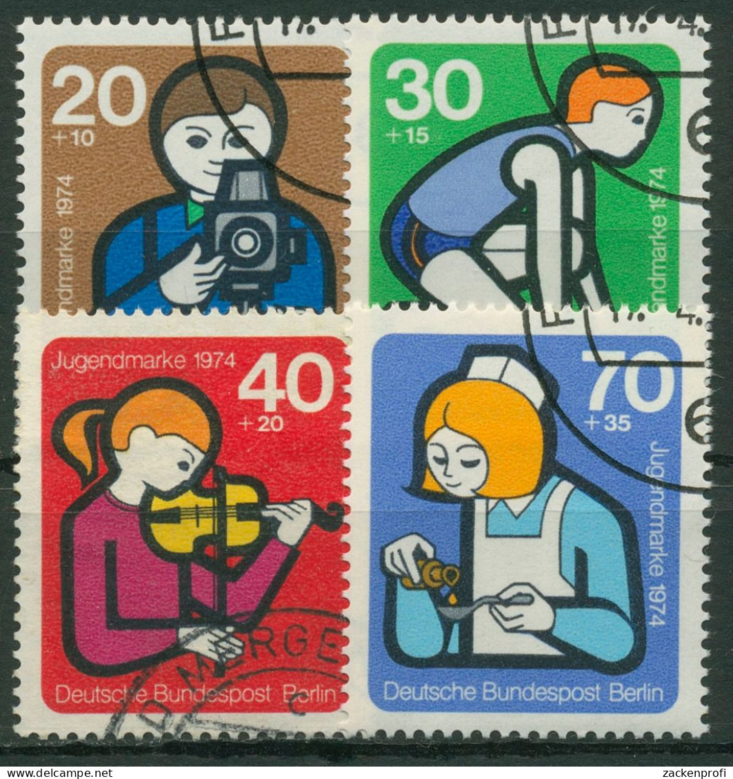 Berlin 1974 Internationale Jugendarbeit 468/71 Gestempelt - Usados