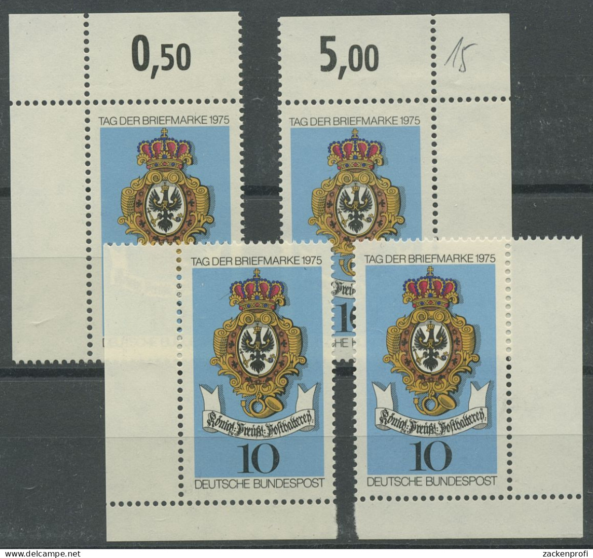 Bund 1975 Tag Der Briefmarke 866 Alle 4 Ecken Postfrisch (E596) - Nuovi