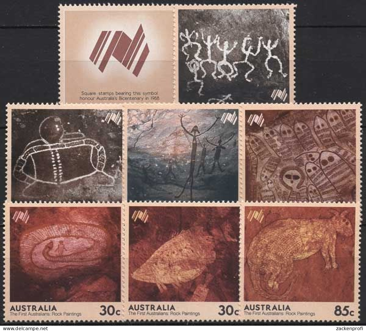 Australien 1984 200 Jahre Kolonisation Kunst Der Ureinwohner 900/07 Postfrisch - Nuevos