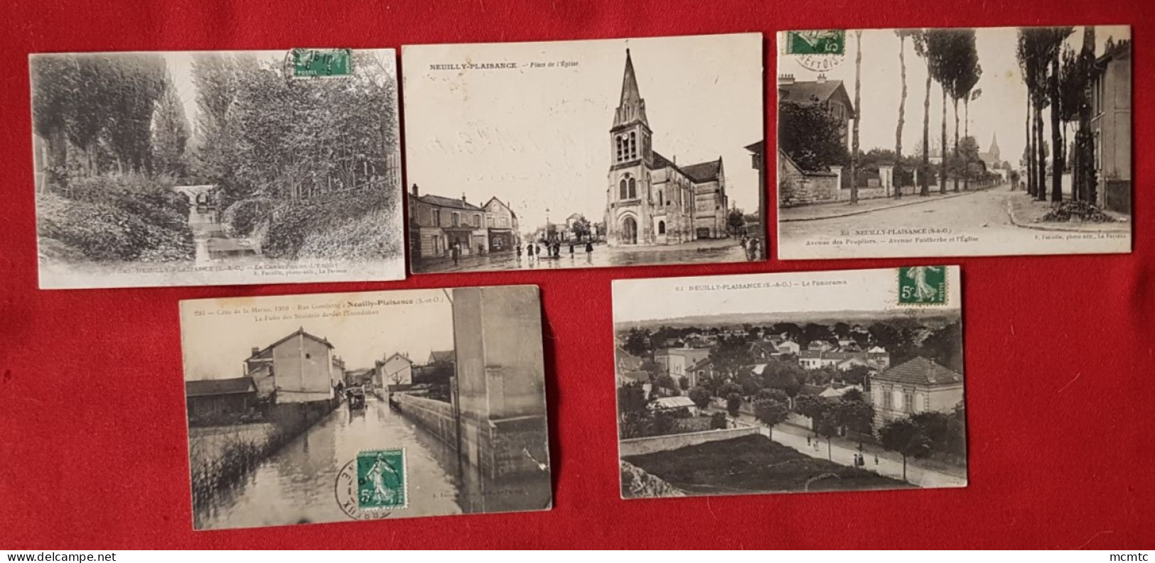 5 Cartes -    Neuilly Plaisance  - ( 93 - Seine Saint Denis ) - Neuilly Plaisance