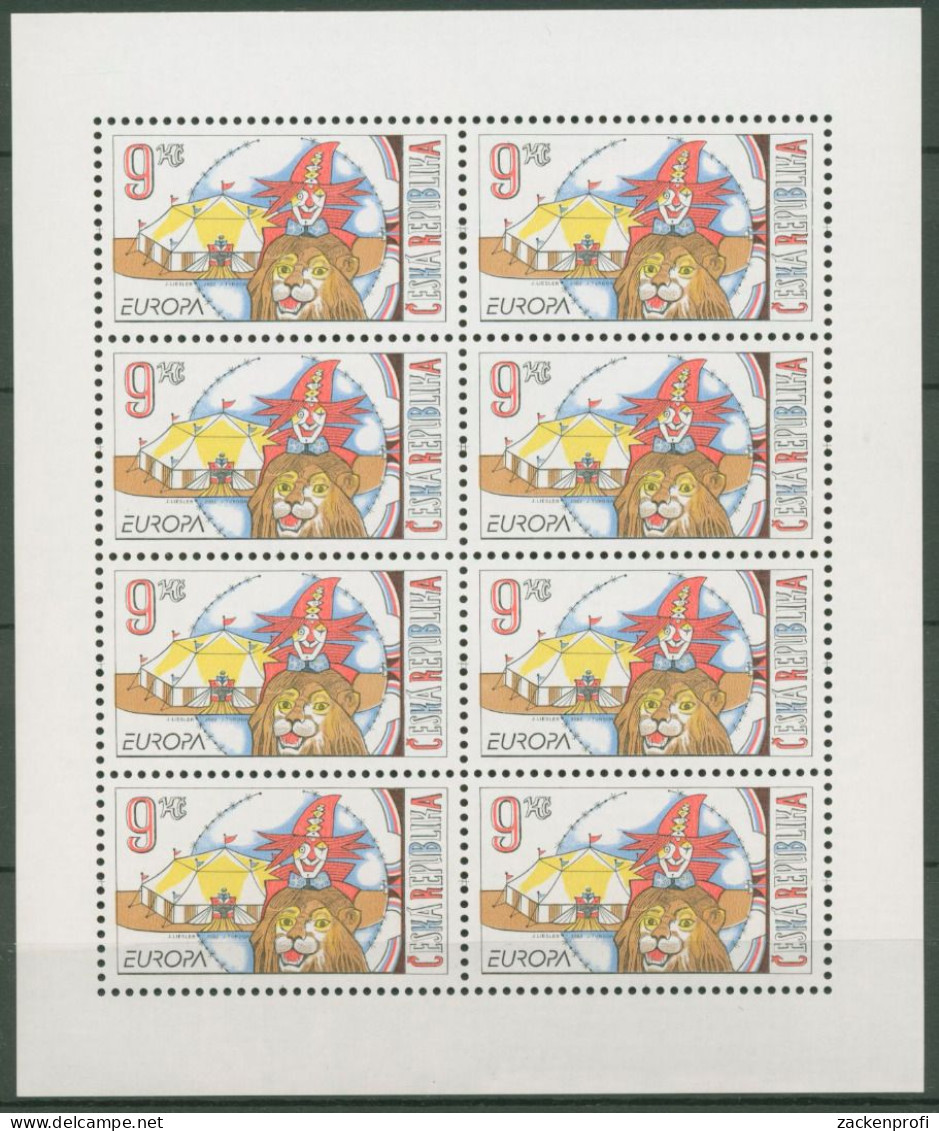 Tschechische Republik 2002 Europa CEPT Zirkus 319 K Postfrisch (C62776) - Hojas Bloque