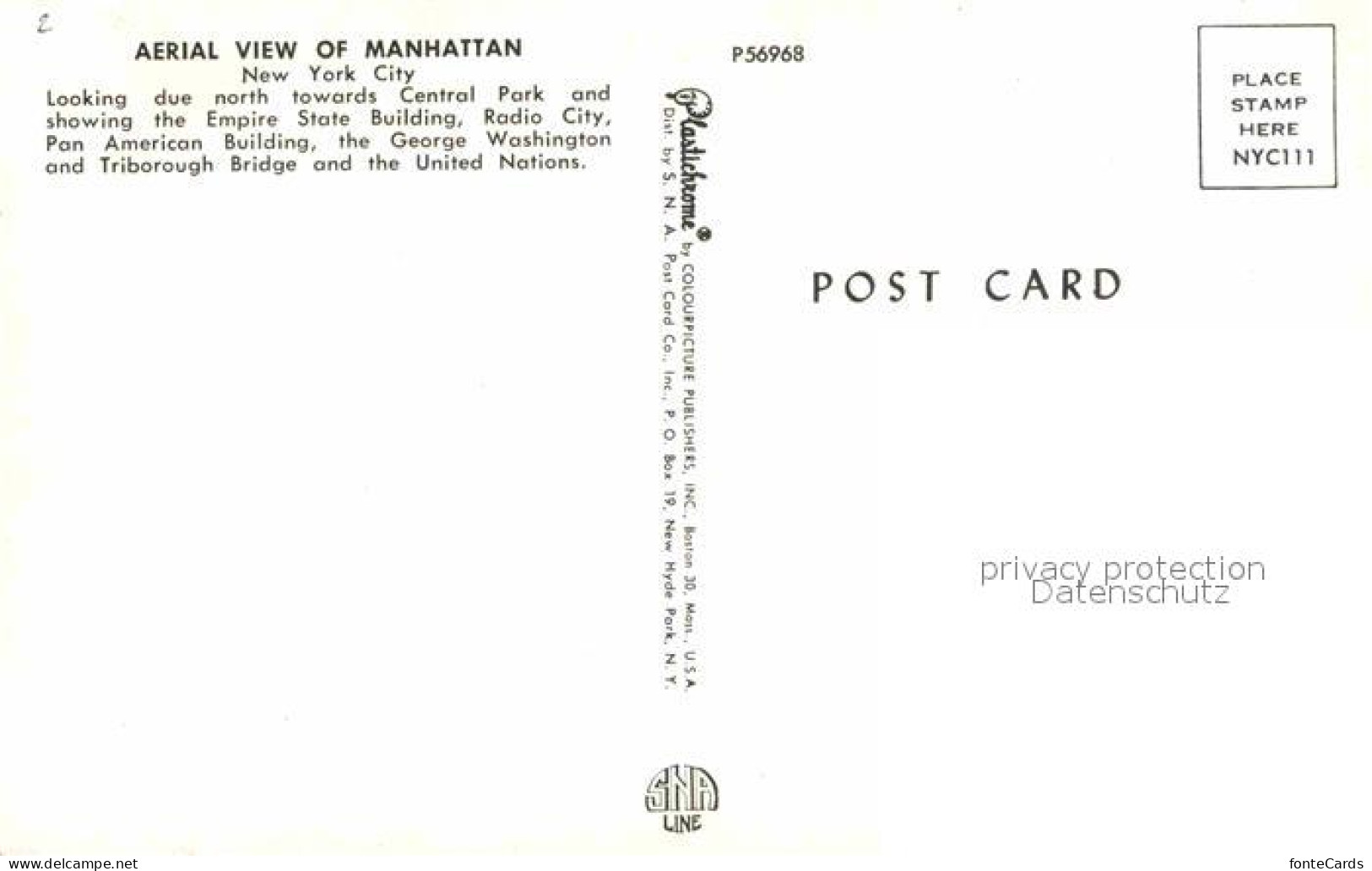 72780047 New_York_City Fliegeraufnahme Manhattan  - Other & Unclassified