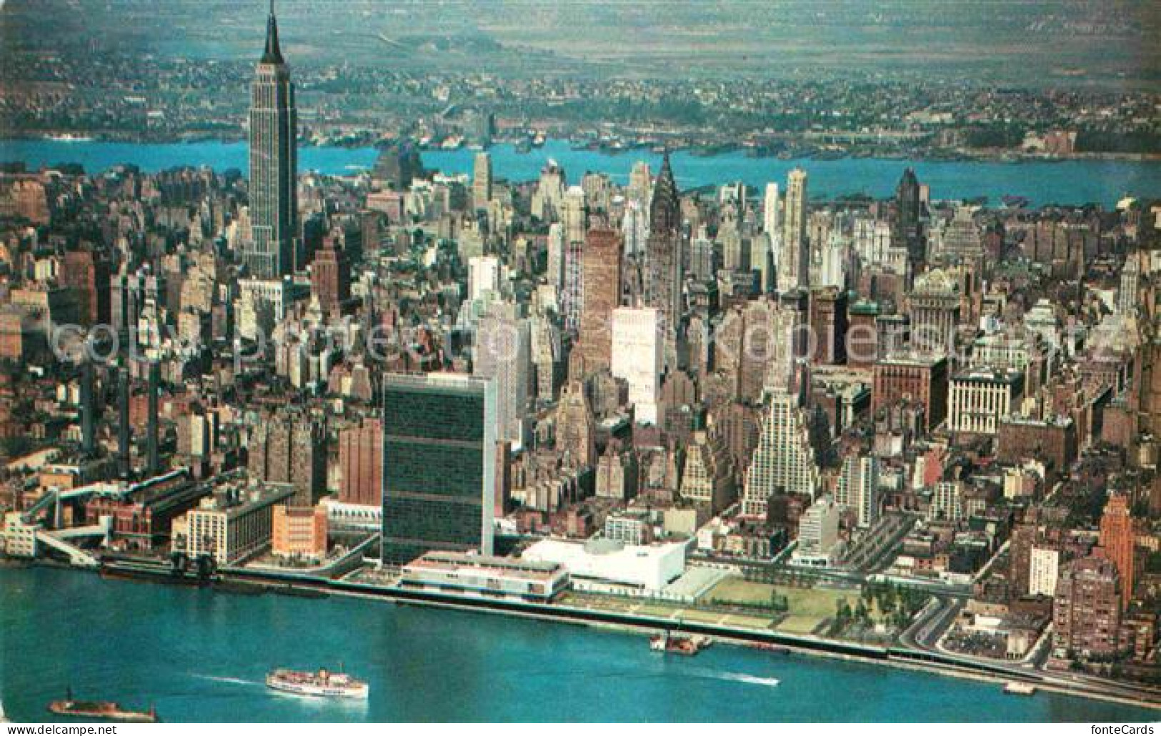 72780037 New_York_City Fliegeraufnahme Skyline - Sonstige & Ohne Zuordnung