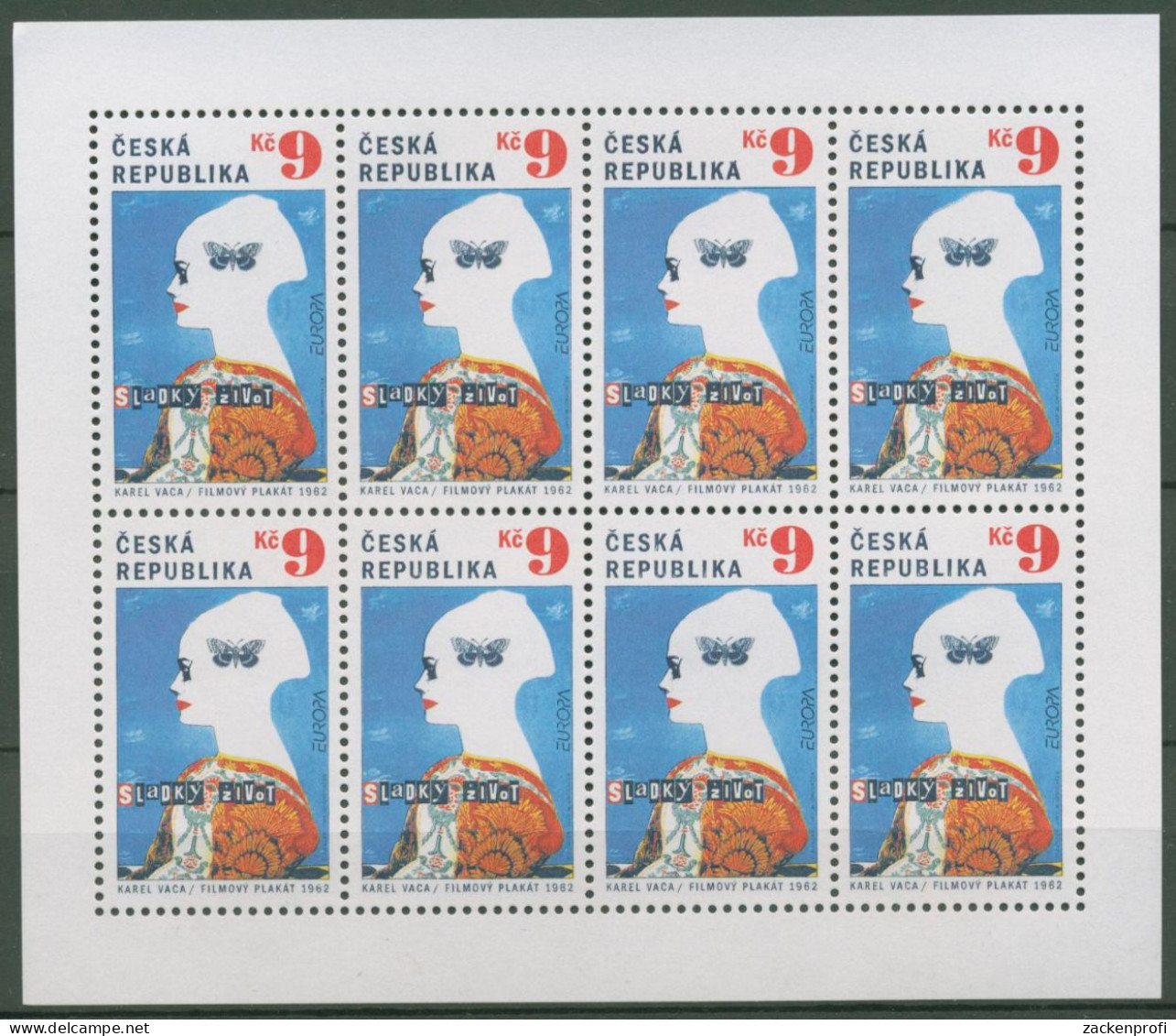 Tschechische Republik 2003 Europa CEPT Plakate 354 K Postfrisch (C62779) - Blocks & Sheetlets