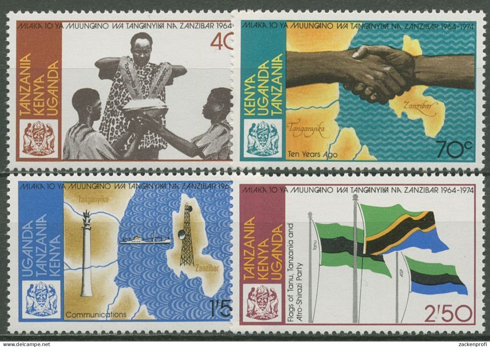 Ostafrikanische Gemeinschaft 1974 Tanganjika Und Sansibar 271/74 Postfrisch - Kenya, Uganda & Tanzania