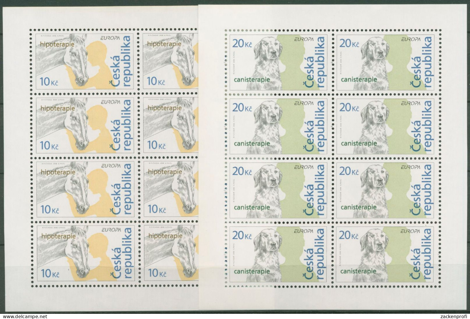 Tschechische Republik 2006 Europa CEPT Integration 472/73 K Postfrisch (C62792) - Blocks & Kleinbögen