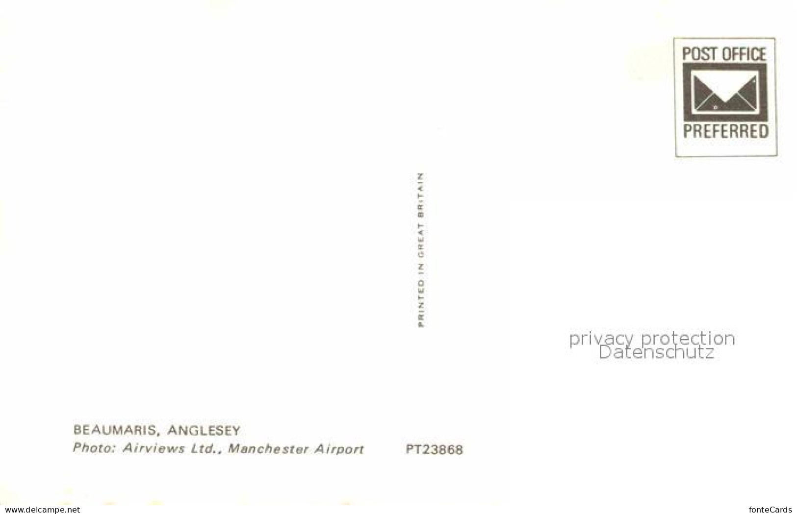 72779991 Beaumaris Fliegeraufnahme Anglesey Isle Of Anglesey - Altri & Non Classificati