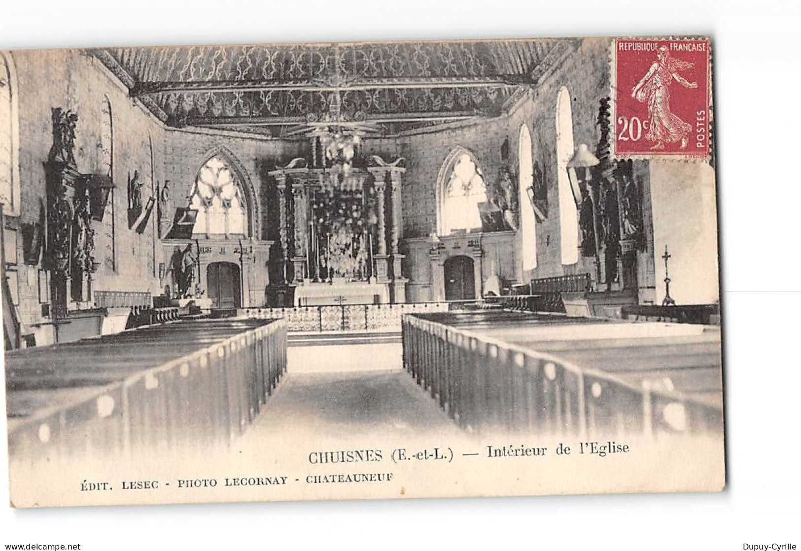 CHUISNES - Intérieur De L'Eglise - Très Bon état - Other & Unclassified