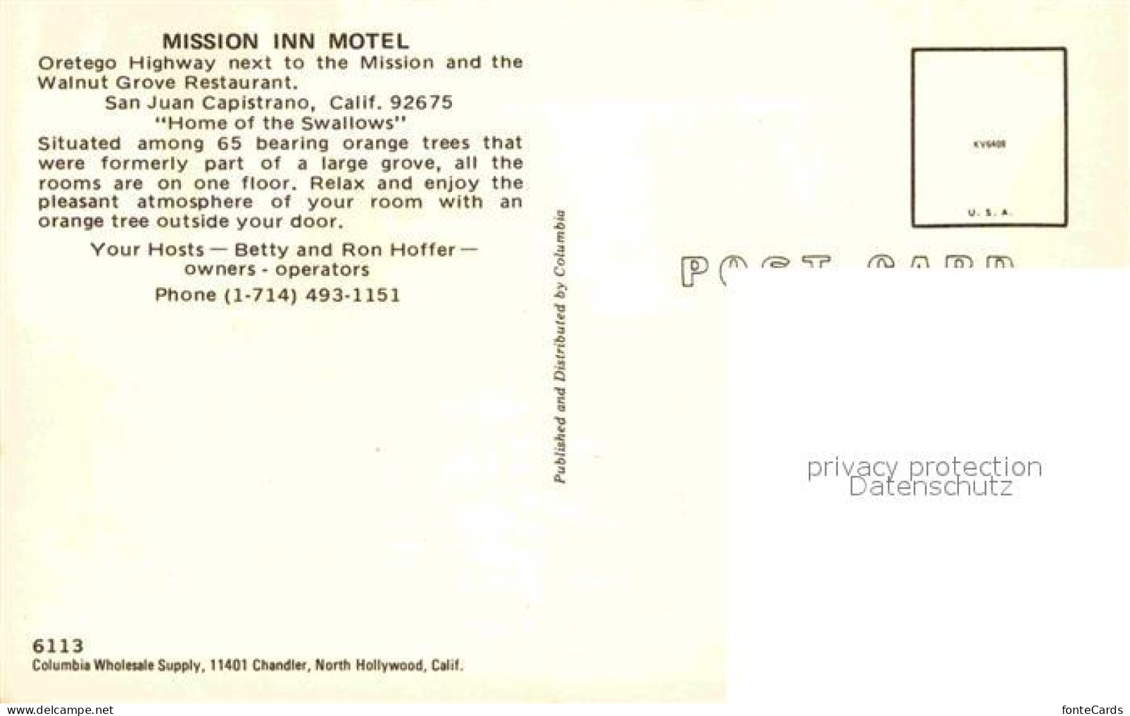 72779976 San_Juan_Capistrano Mission Inn Motel - Altri & Non Classificati