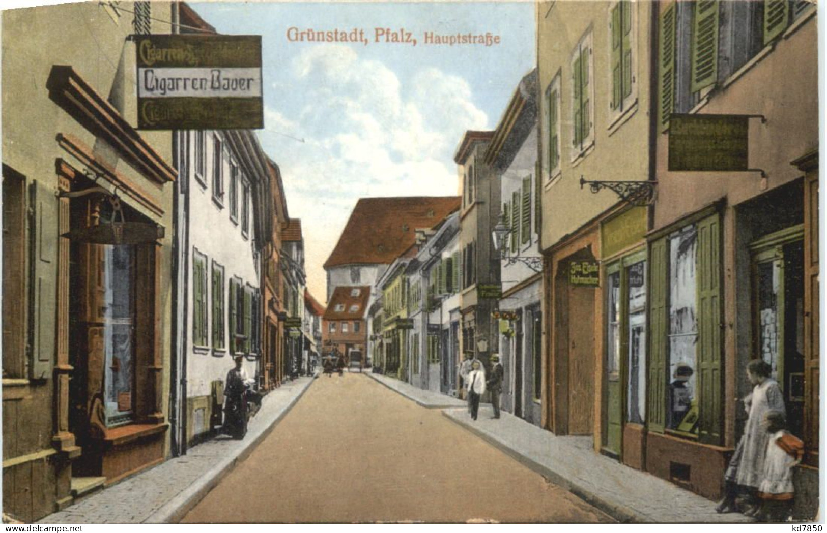 Grünstadt Pfalz - Hauptstrasse - Grünstadt