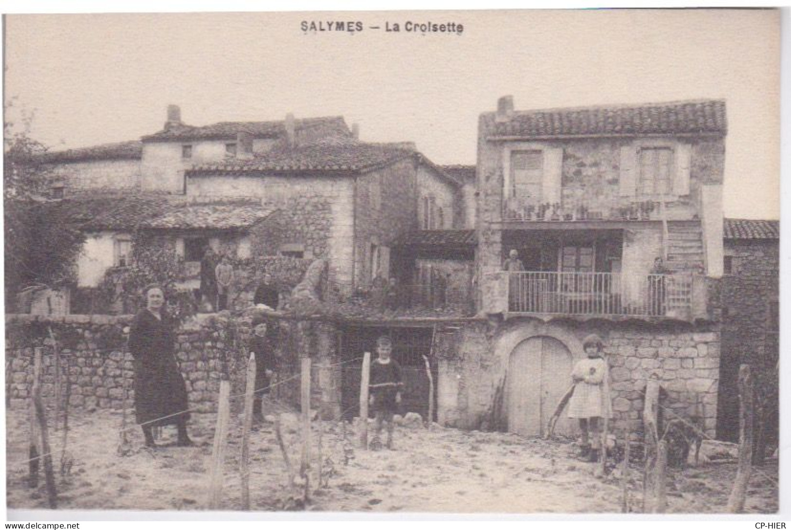 07 - ARDECHE - LES SALYMES  - MAISON  LA CROISETTE PARMIS ES VIGNES - VITICULTURE - Autres & Non Classés