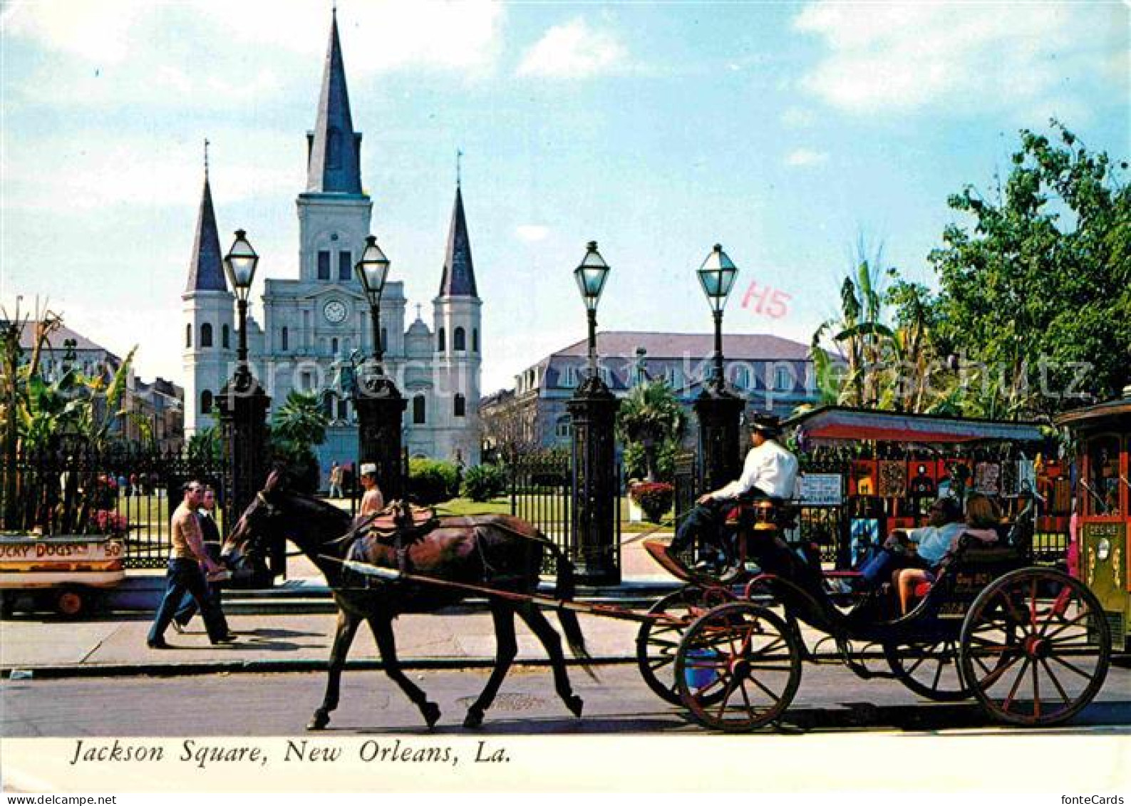 72777388 New_Orleans_Louisiana Jackson Square Kutsche - Sonstige & Ohne Zuordnung