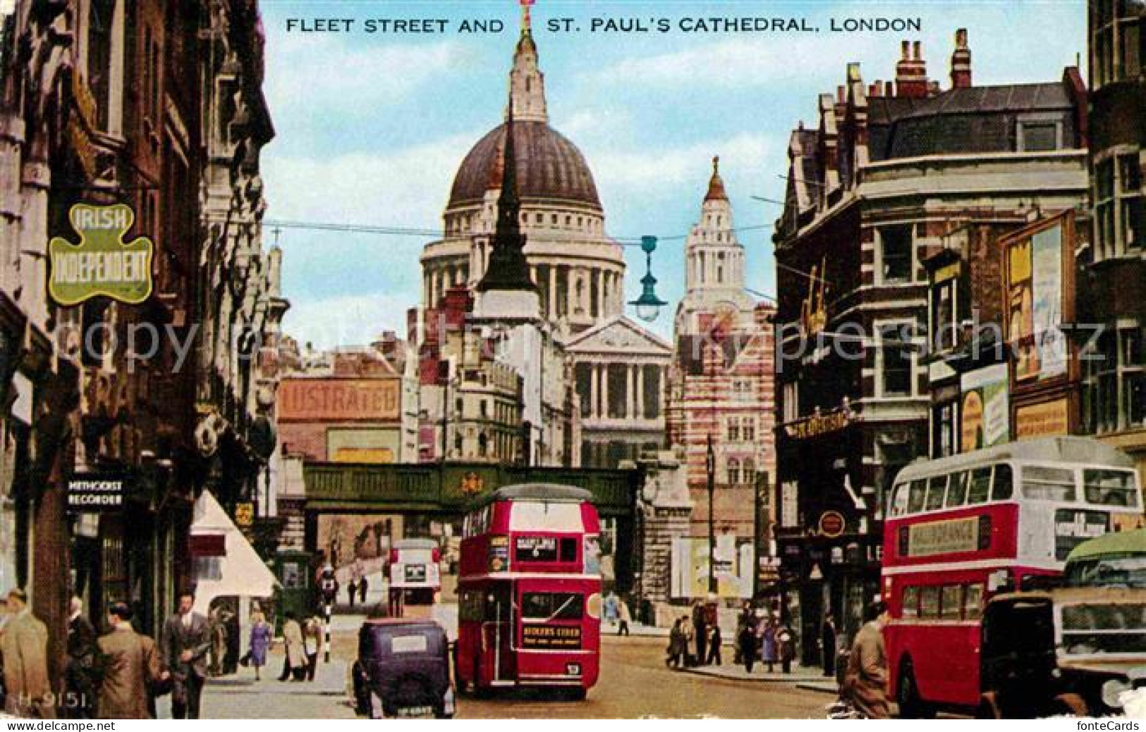 72775244 London Fleet Street Sant Pauls Cathedral - Andere & Zonder Classificatie