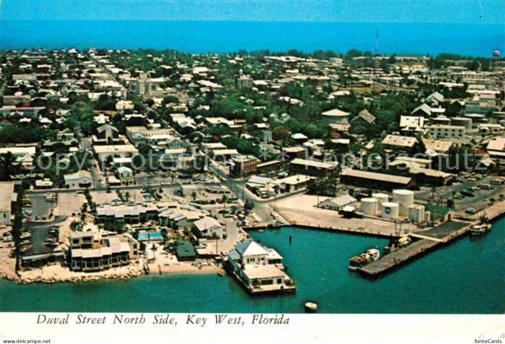 72772730 Key_West Duval Street North Side Air View - Autres & Non Classés