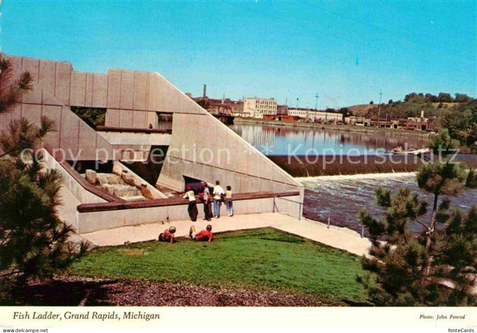 72772399 Grand_Rapids_Michigan Fish Ladder - Andere & Zonder Classificatie