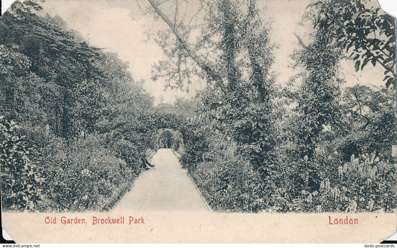 PC34707 Old Garden. Brockwell Park. London. 1903 - Autres & Non Classés