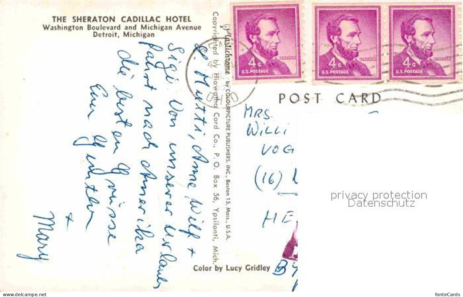 72769320 Detroit_Michigan The Sheradon Cadillac Hotel  - Other & Unclassified