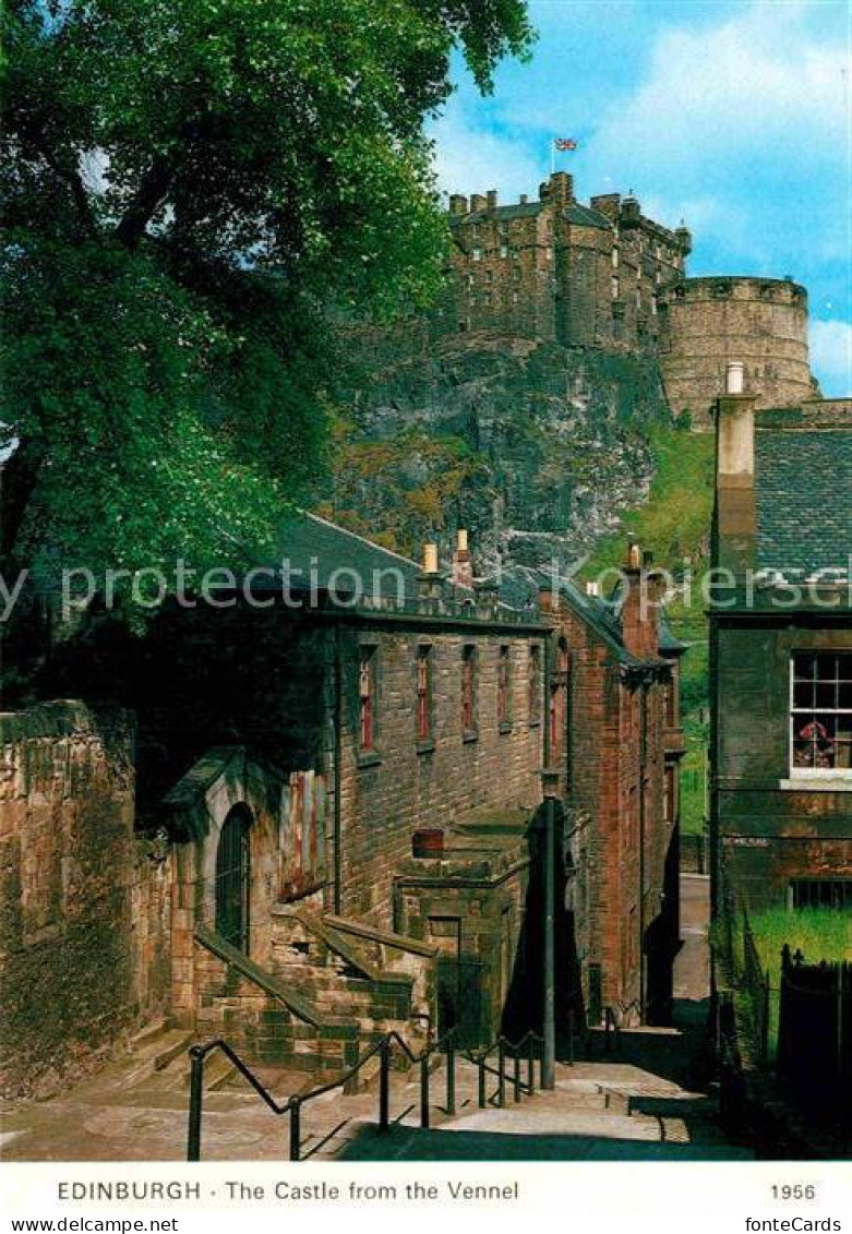 72769300 Edinburgh Castel From The Vennel Edinburgh - Sonstige & Ohne Zuordnung