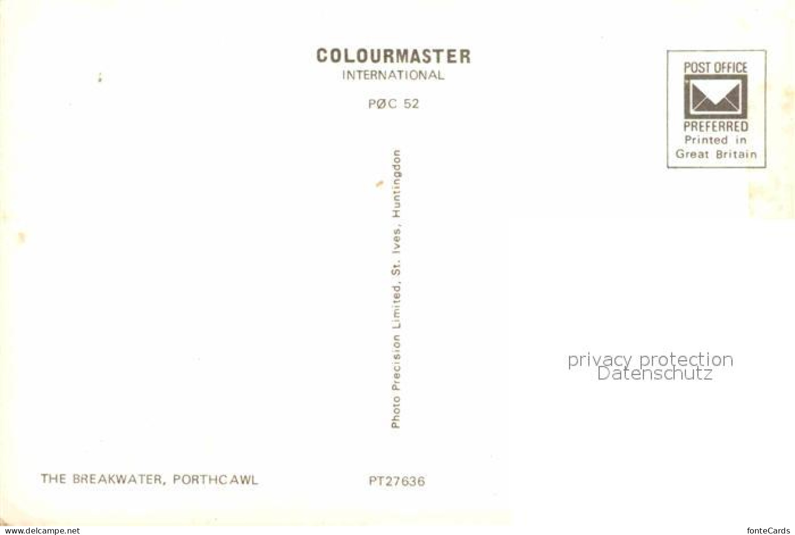 72768875 Porthcawl The Breakwater  - Andere & Zonder Classificatie