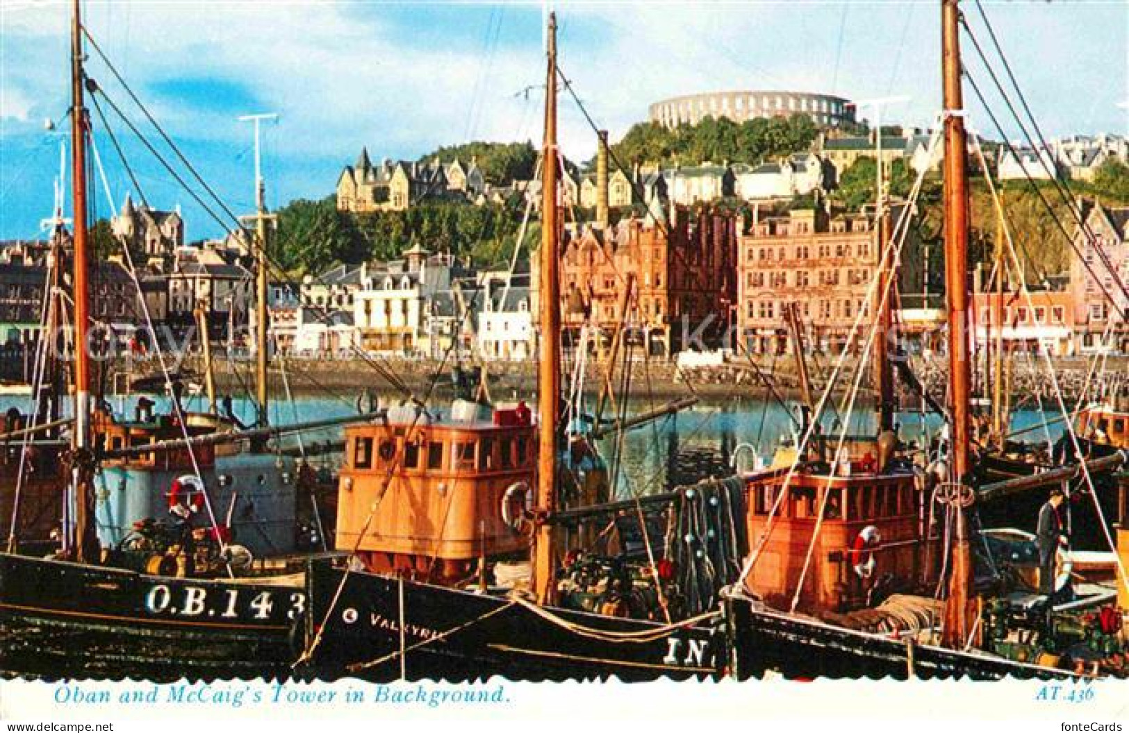 72767818 Oban McCaig's Tower Hafen Oban - Andere & Zonder Classificatie