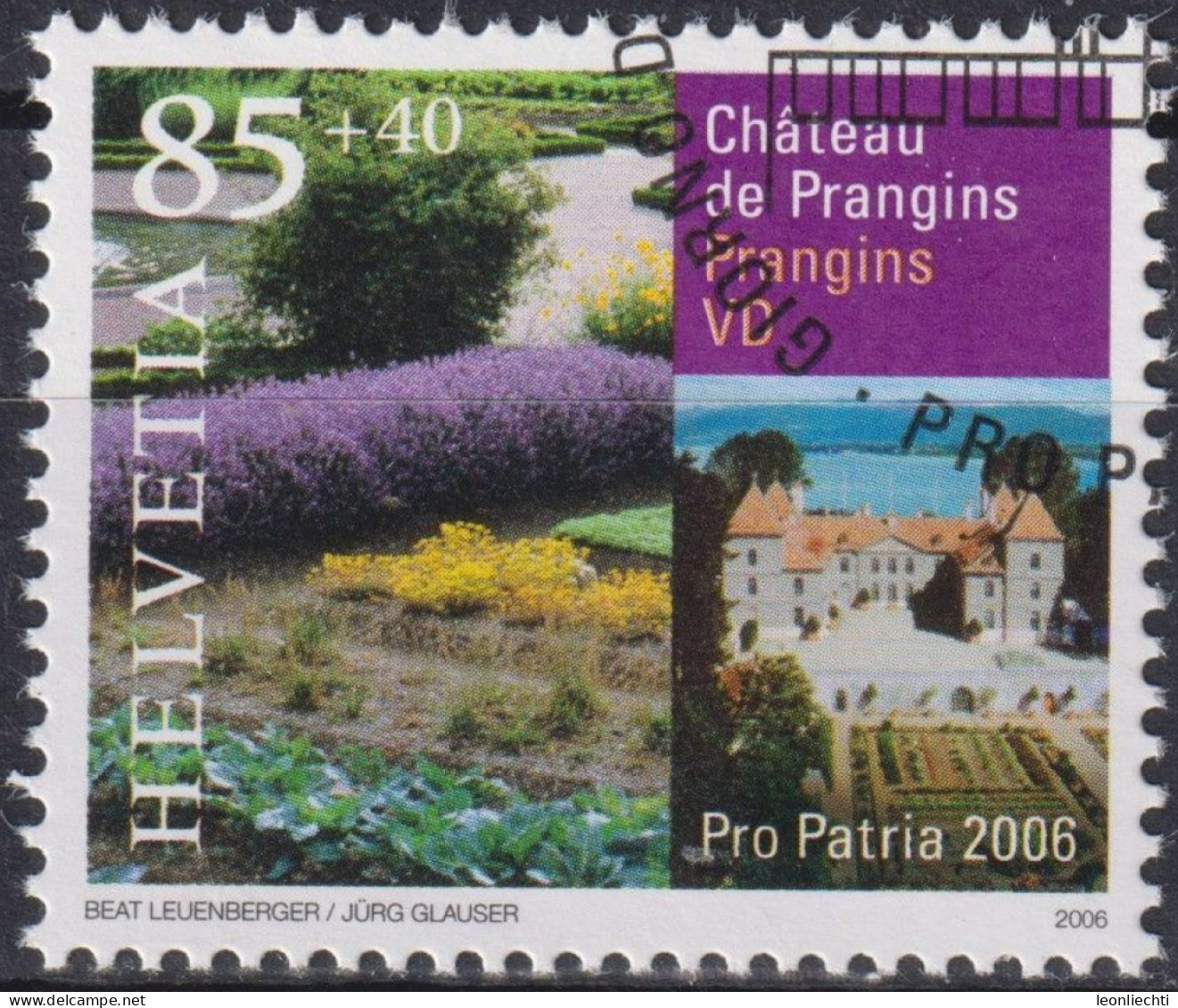 2006 Schweiz Pro Patria, Schloss Prangins VD ⵙ Zum:CH B292, Mi:CH 1961, Yt:CH 1888 - Used Stamps