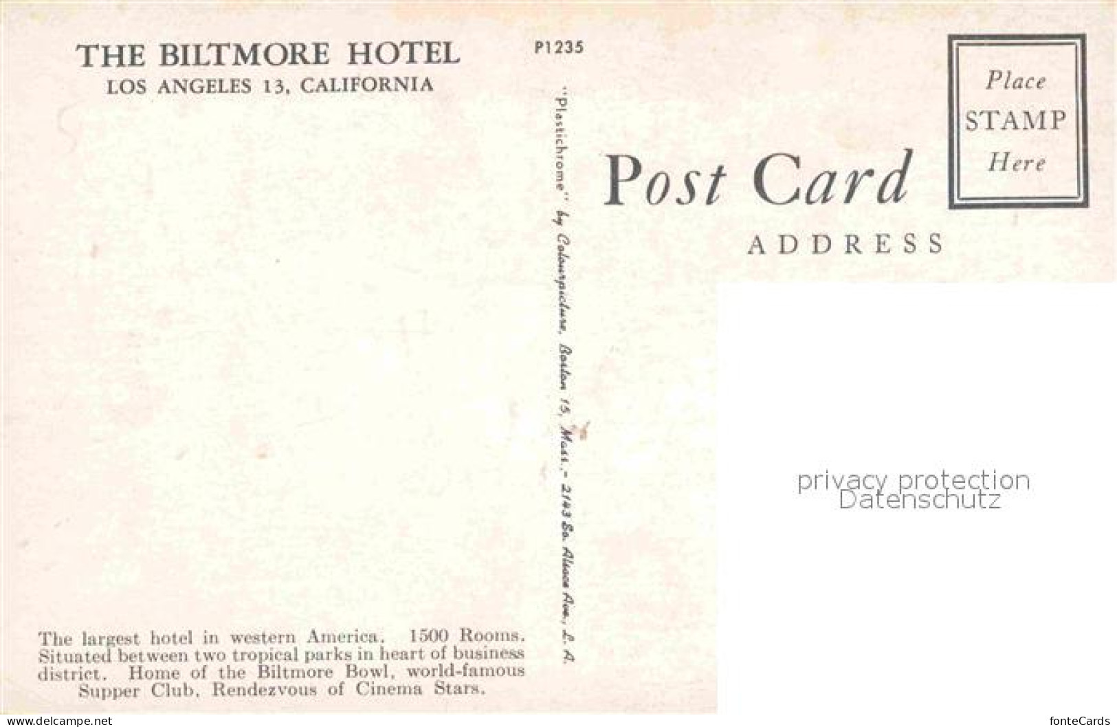 72767441 Los_Angeles_California Biltmore Hotel - Altri & Non Classificati