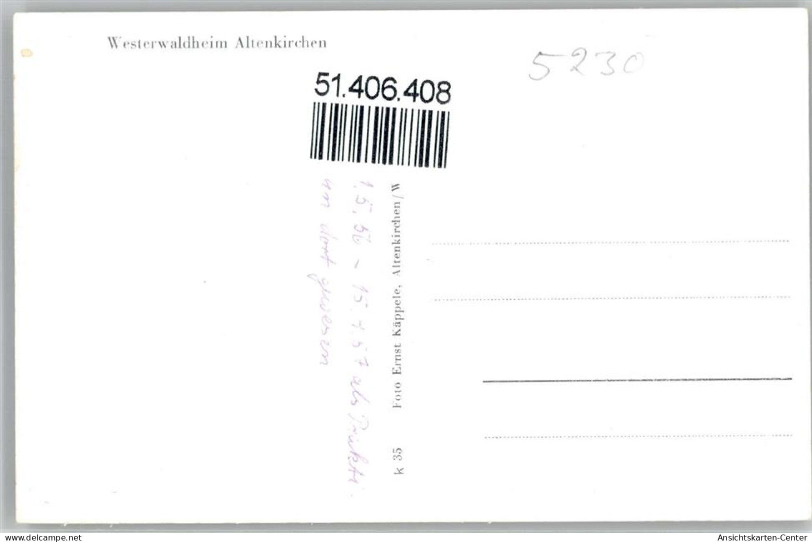 51406408 - Altenkirchen (Westerwald) - Andere & Zonder Classificatie
