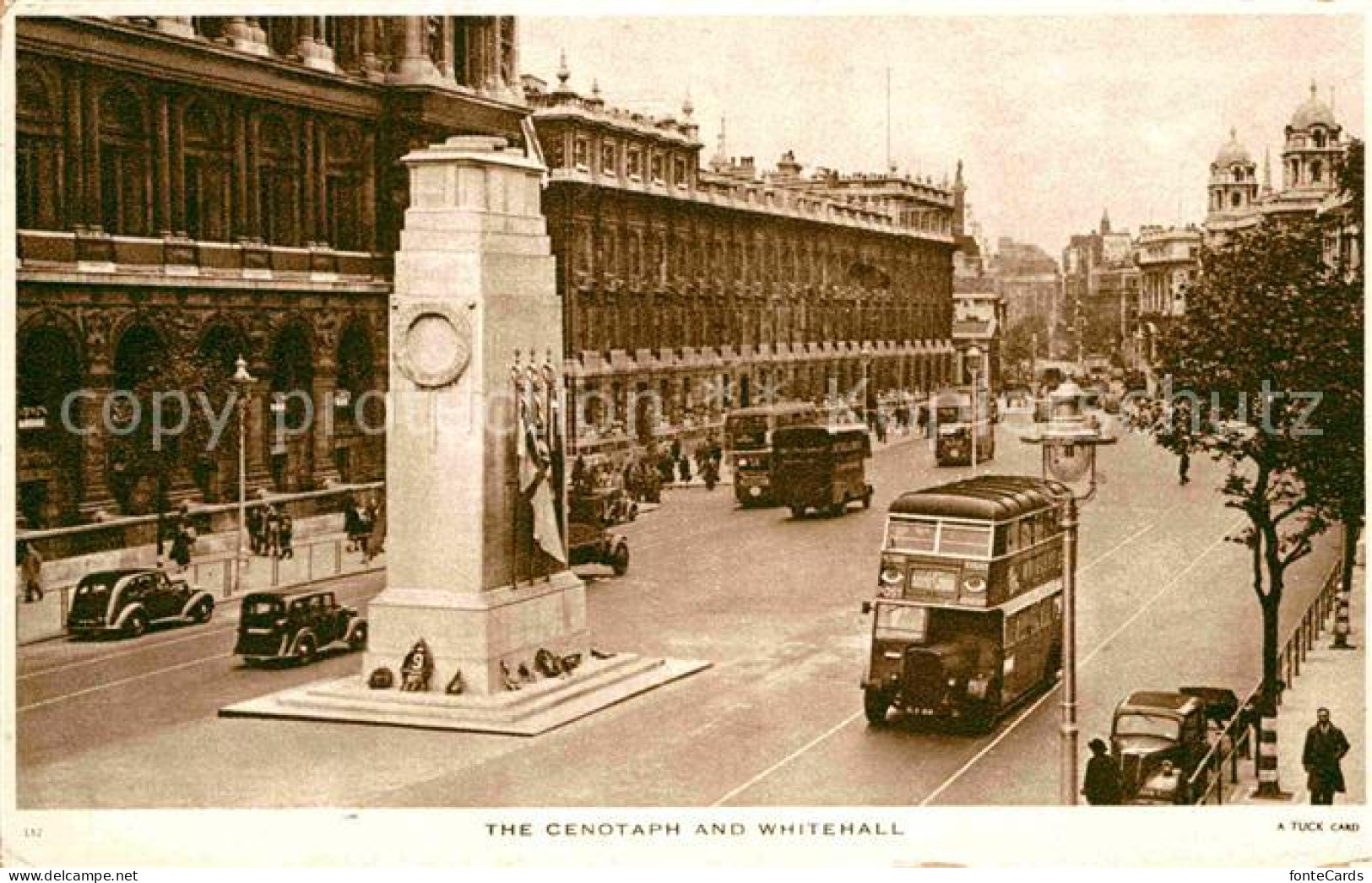 72767055 London The Cenotaph And Whitehall Doppeldeckerbus - Autres & Non Classés