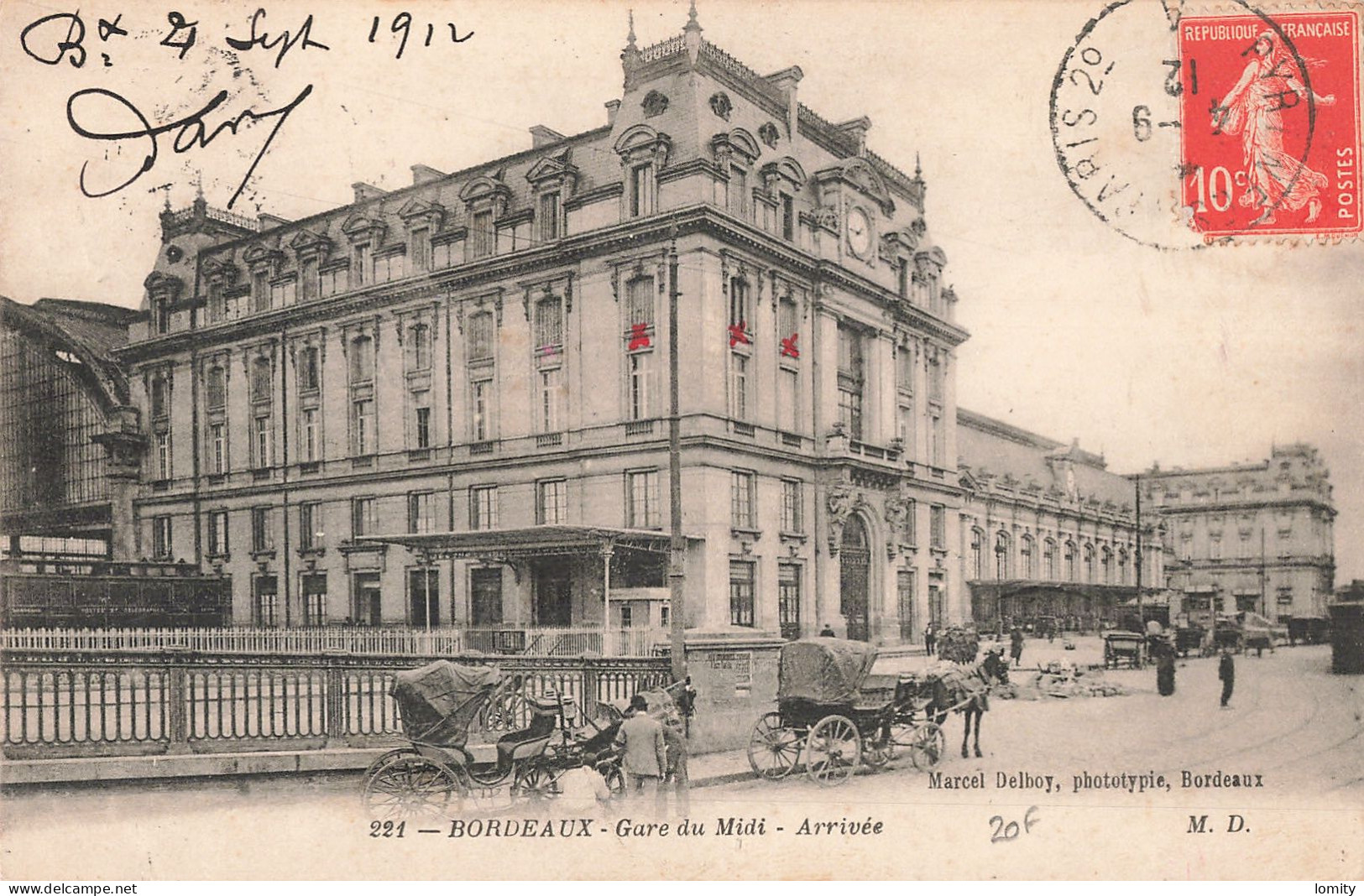 33 Bordeaux Gare Du Midi Arrivée CPA - Bordeaux