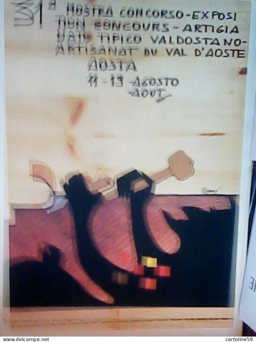 1984 MOSTRA ARTIGIANATO TIPICO FIERA D'AGOSTO AOSTA N1984 JV6503 - Aosta