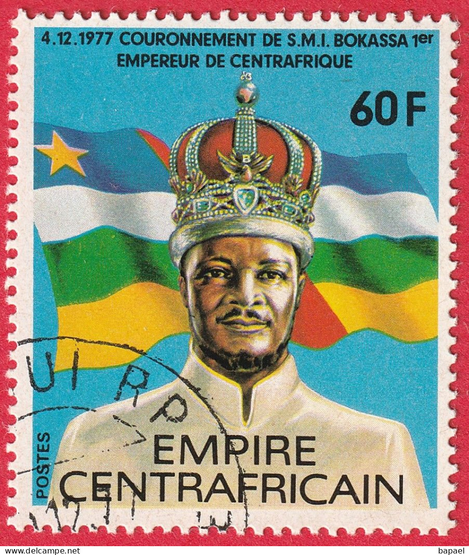 N° Yvert & Tellier 324 à 327 - Empire Centrafricain (1977) (Oblit - Gomme Intacte) - Couronnement De L'Empereur Bokassa - Central African Republic