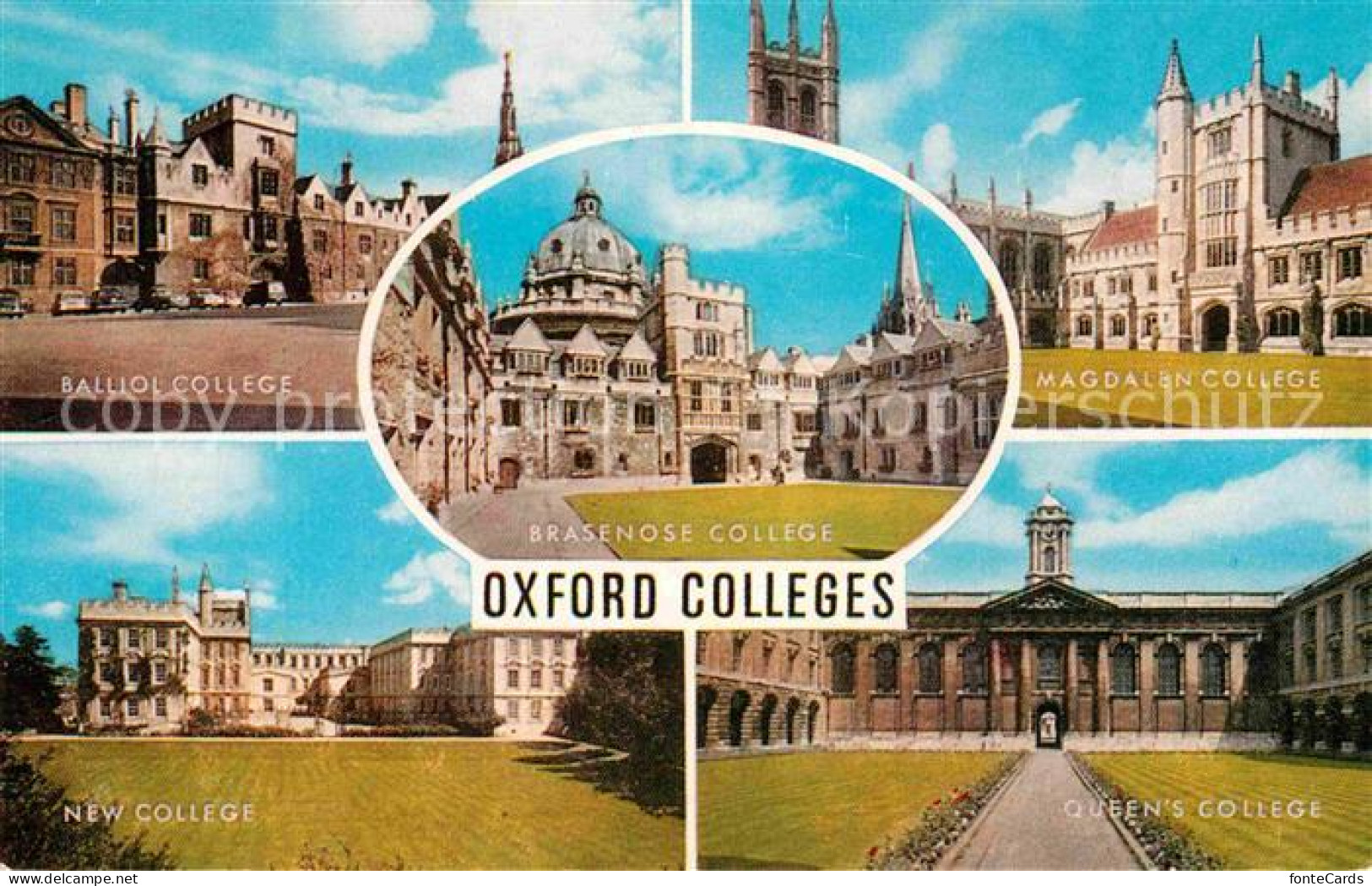 72766897 Oxford Oxfordshire College  Oxford - Autres & Non Classés