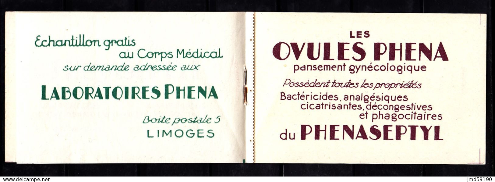 Couverture Seule Du Carnet PHENA - Ongebruikt