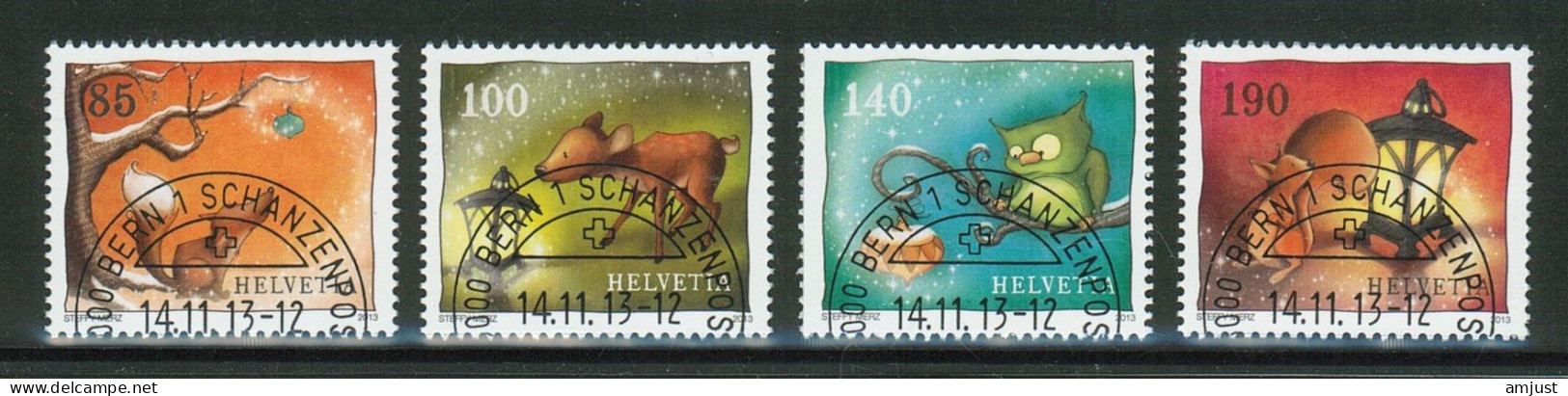 Suisse /Schweiz/Svizzera // 2013 // Timbres De Noel 2013   Oblitéré No. 1484-1487 - Used Stamps