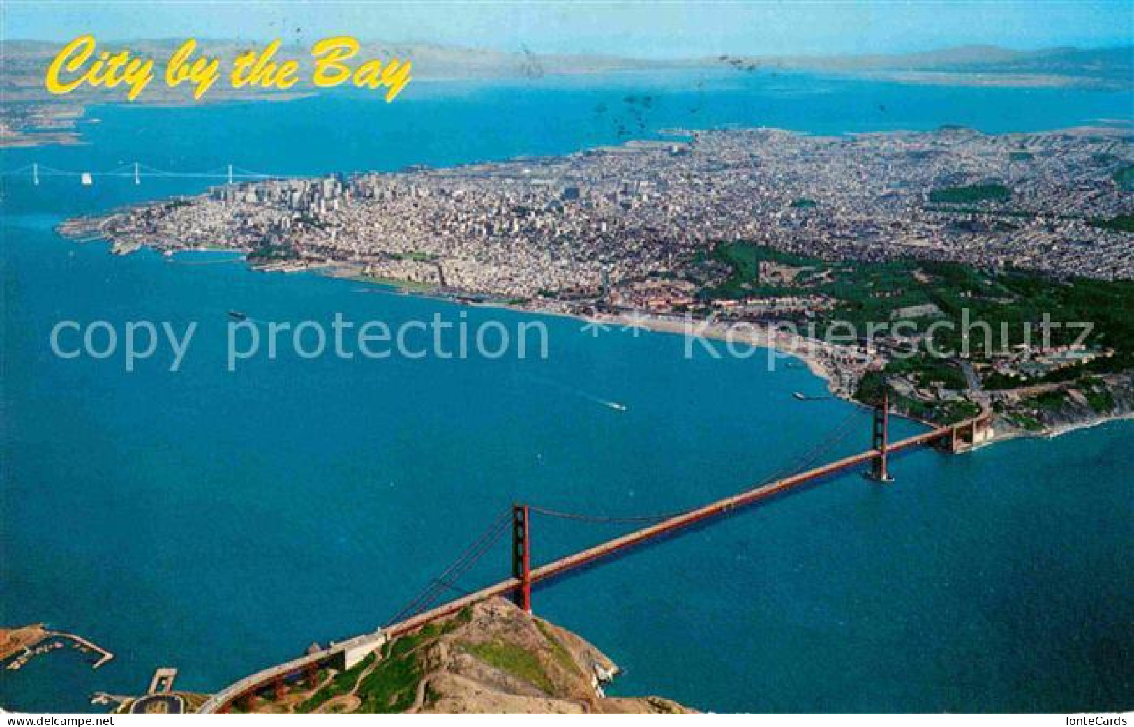 72763378 San_Francisco_California Golden Gate Bridge Aerial View - Altri & Non Classificati