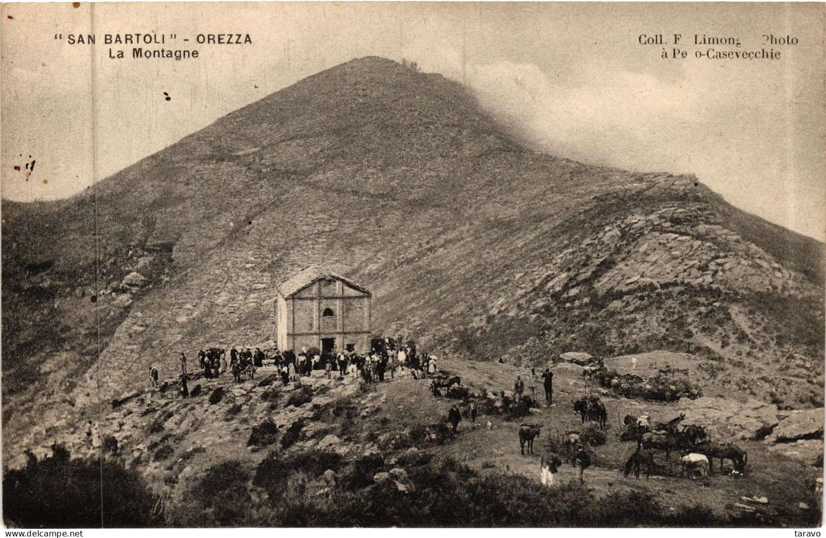 CORSE - Messe à La Chapelle SAN BARTOLI (St Barthélémy) à Monaccia D'Orezza (Castagniccia) - F. Limongi - Other & Unclassified