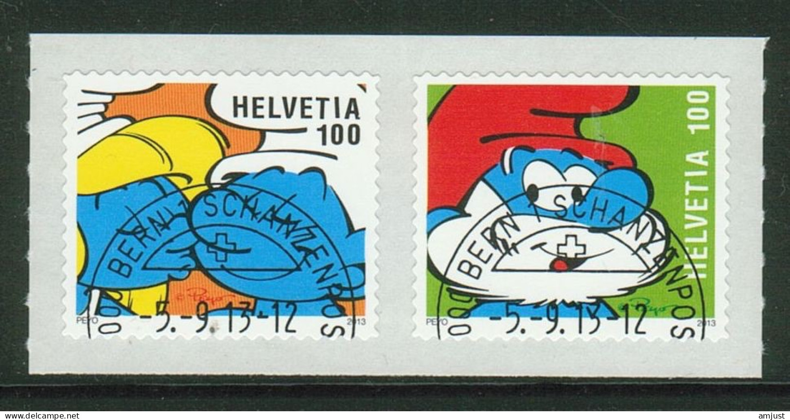 Suisse /Schweiz/Svizzera // 2013 // Les Schtroumpfs   Oblitéré No. 1472-1473 - Gebruikt