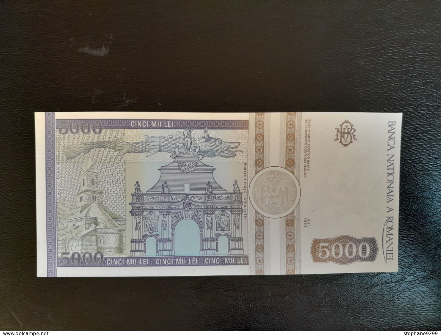 ROUMANIE 5000 LEI 1993 NEUF/UNC - Rumania