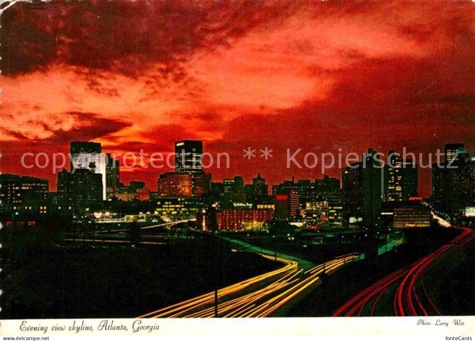 72759385 Atlanta_Georgia Skyline  - Sonstige & Ohne Zuordnung