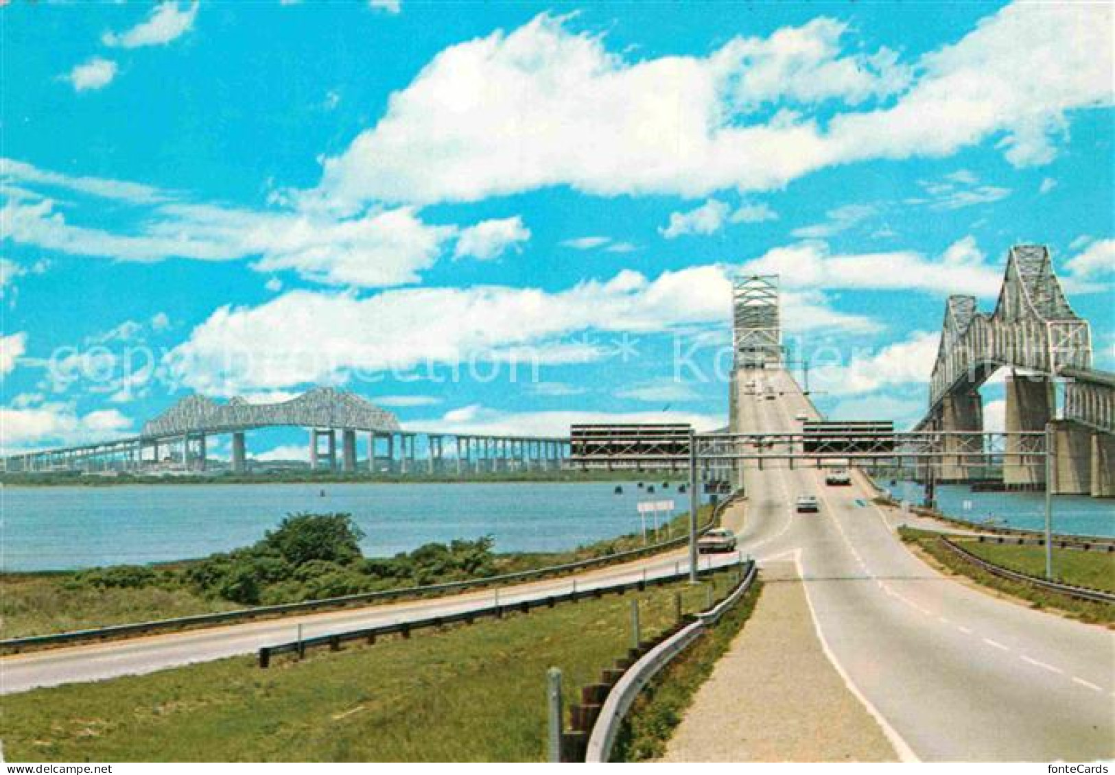 72756617 Charleston_South_Carolina Giant Cooper River Bridges - Andere & Zonder Classificatie