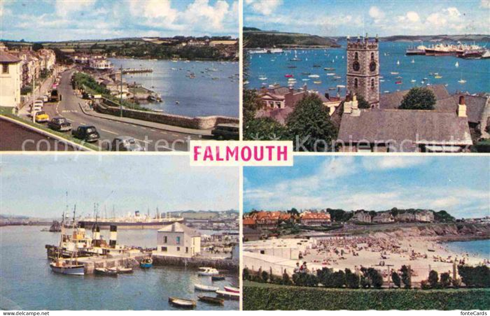 72755095 Falmouth Cornwall Church Harbour  Falmouth Cornwall - Other & Unclassified