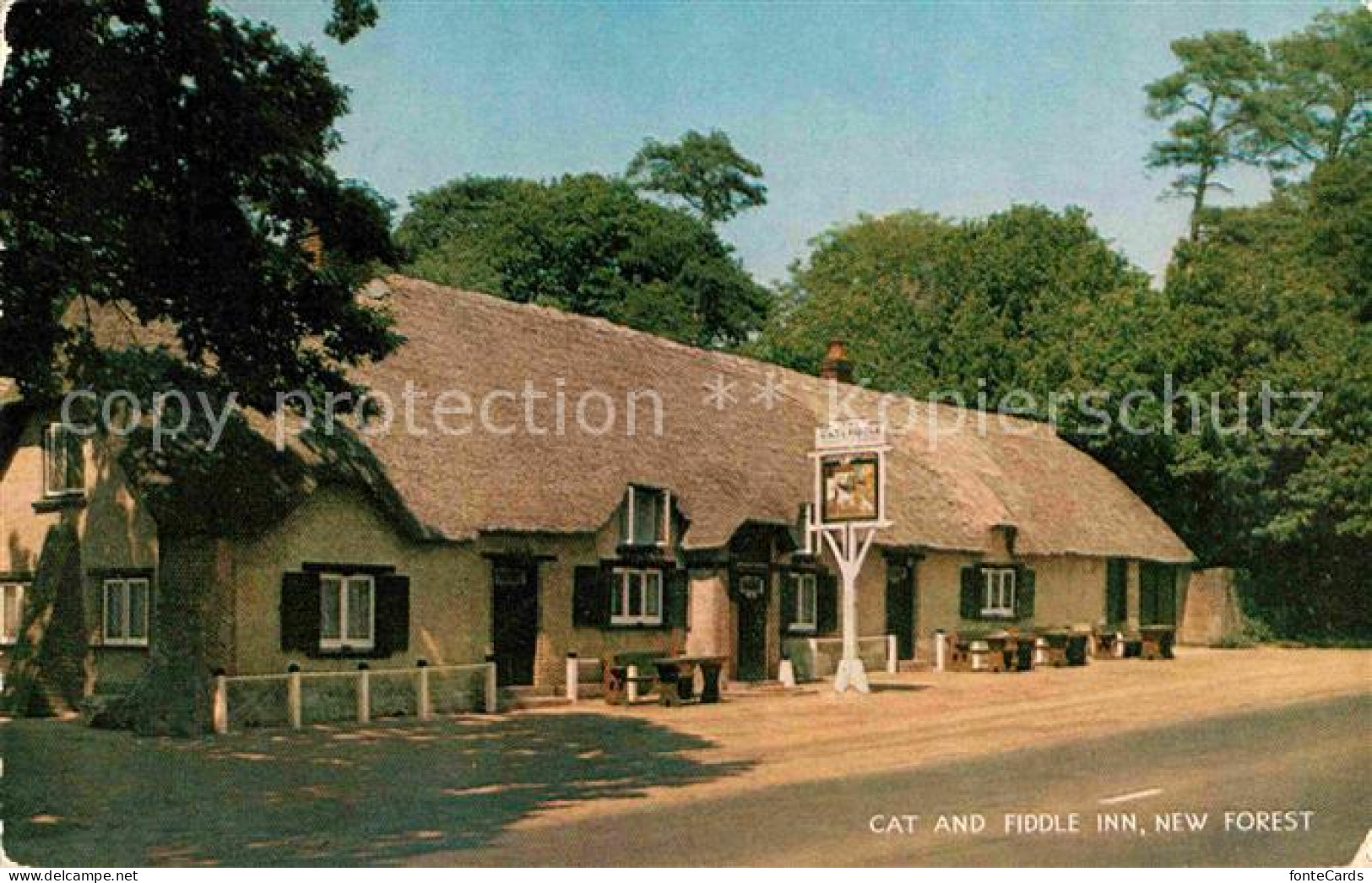 72755081 New Forest Cat And Fiddle Inn  - Other & Unclassified