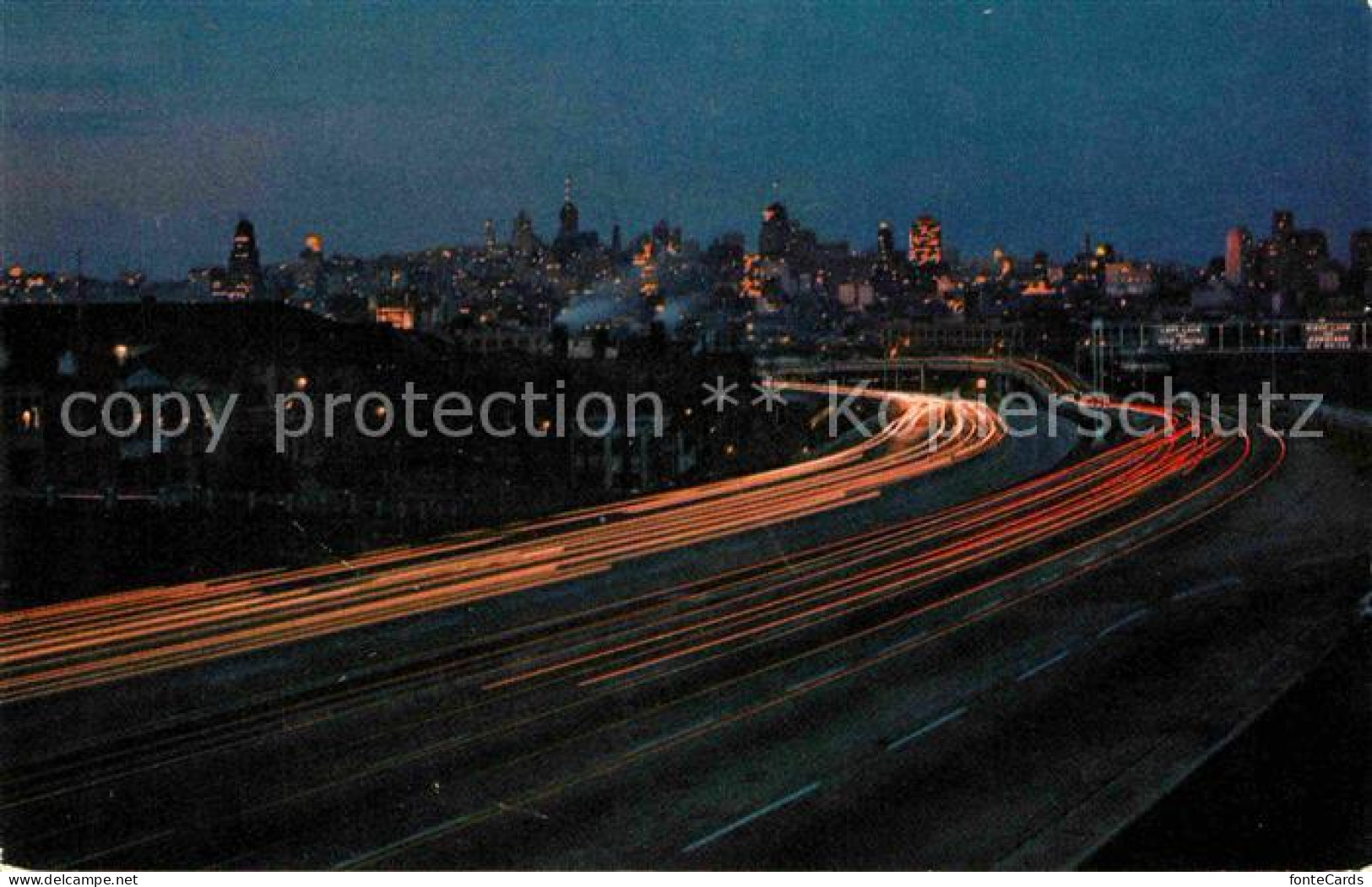 72754153 San_Francisco_California Night Scene With Unimpeded Traffic - Sonstige & Ohne Zuordnung