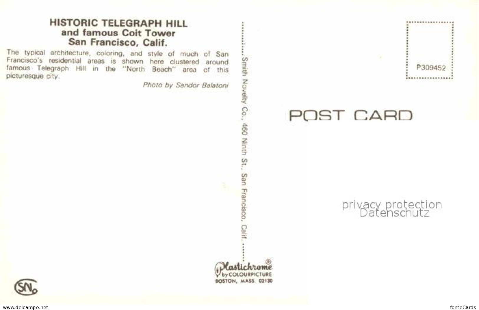 72754147 San_Francisco_California Fliegeraufnahme Telegraph Hill Coit Tower  - Other & Unclassified