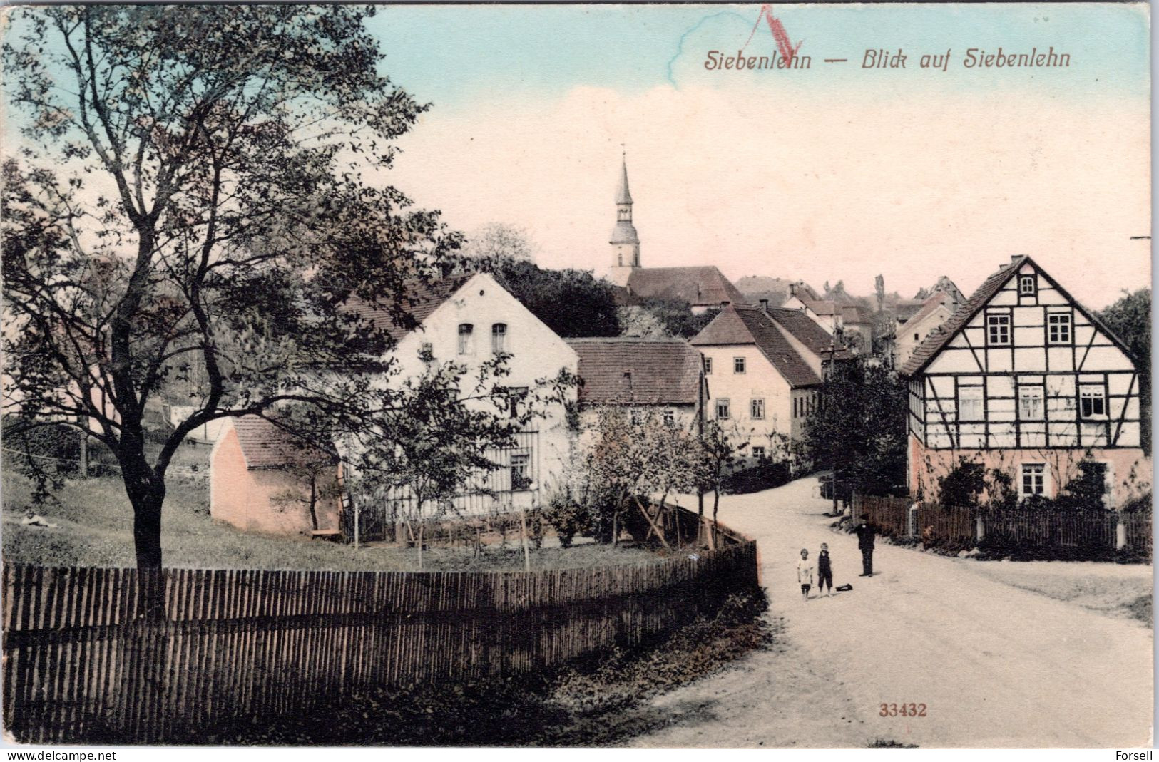 Siebenlehn , Blick Auf Siebenlehn - Nossen