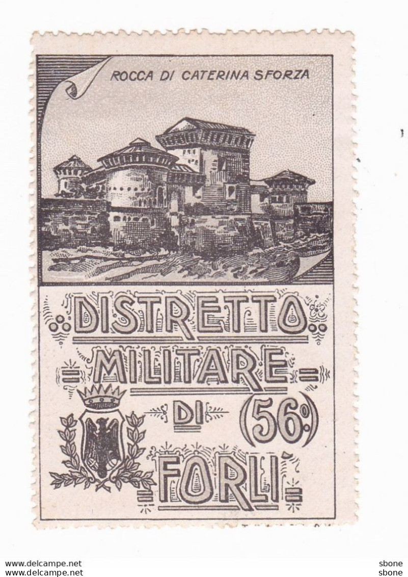 Vignette Militaire Delandre - Italie - Distretto Militare Di Forli 56 - Vignette Militari