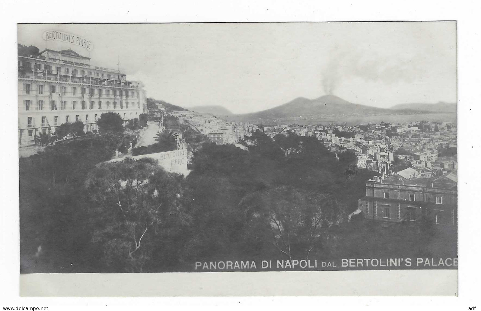 CPA NAPLES, PANORAMA DI NAPOLI DAL BERTOLINI'S PALACE, ITALIE - Napoli (Neapel)