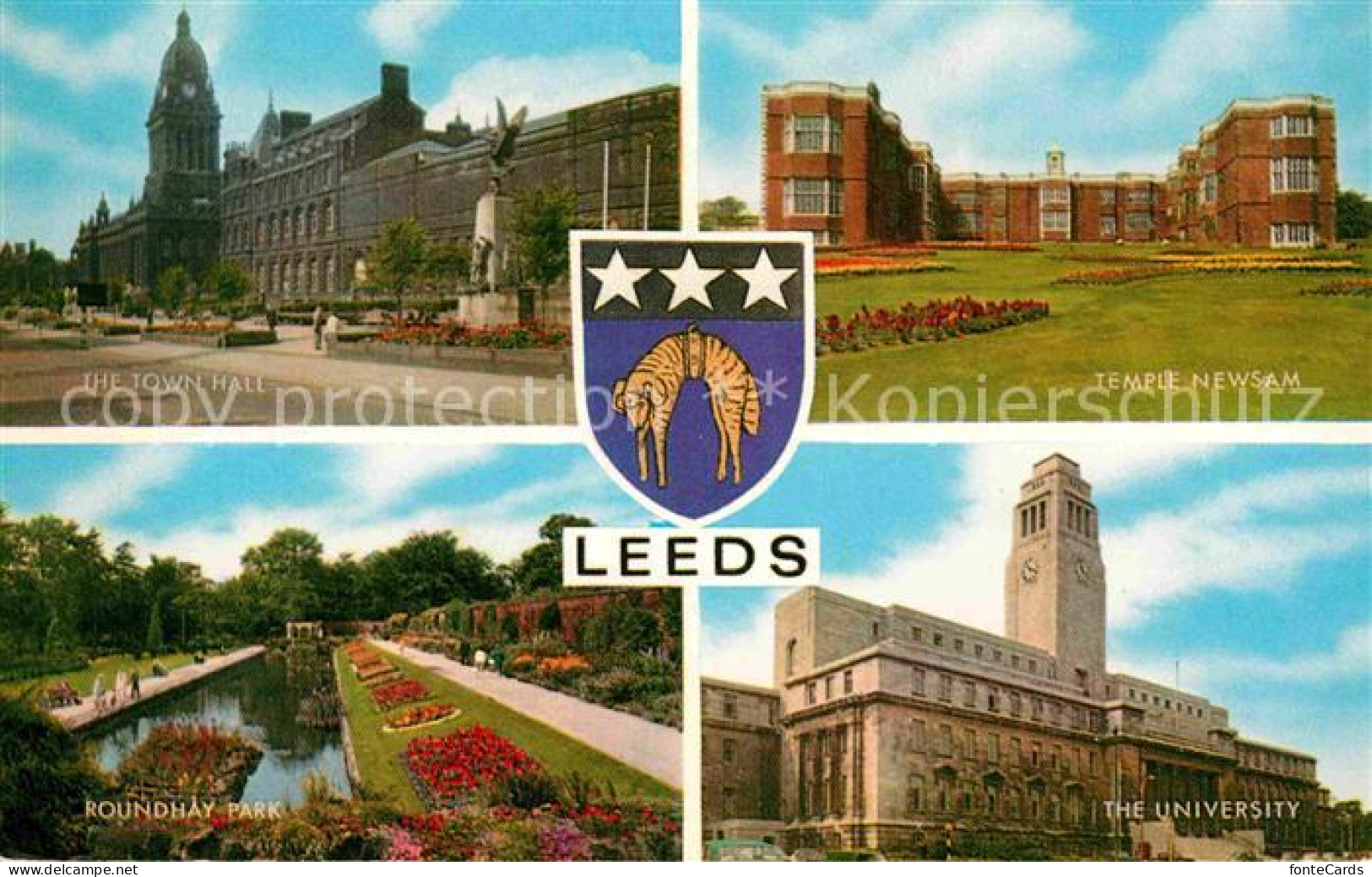 72749656 Leeds West Yorkshire Town Hall Rundhay Park Universitaet Temple Newsam  - Andere & Zonder Classificatie