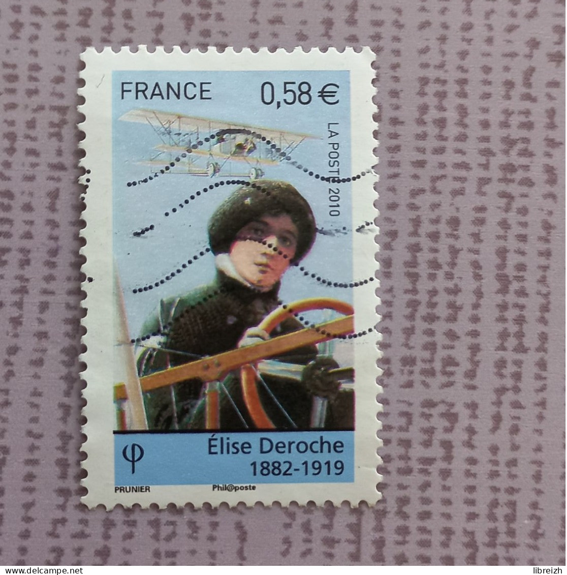 Elise Deroche  N° 4504  Année 2010 - Gebruikt